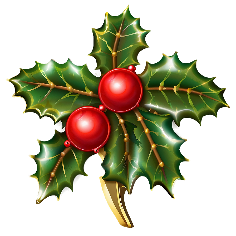 Stylized Holly Png Yeq68 PNG Image