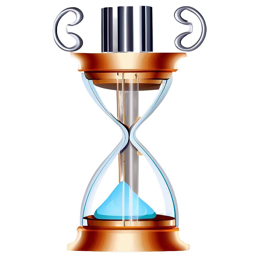 Stylized Hourglass Graphic Png 05232024 PNG Image