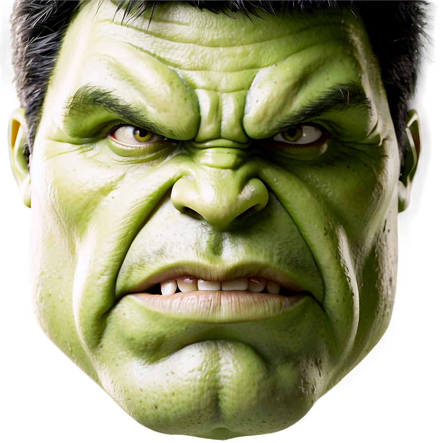 Stylized Hulk Face Png Nmo69 PNG Image