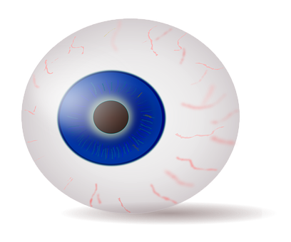 Stylized Human Eye Illustration PNG Image