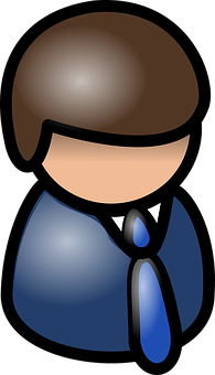 Stylized Icon Manin Suit PNG Image