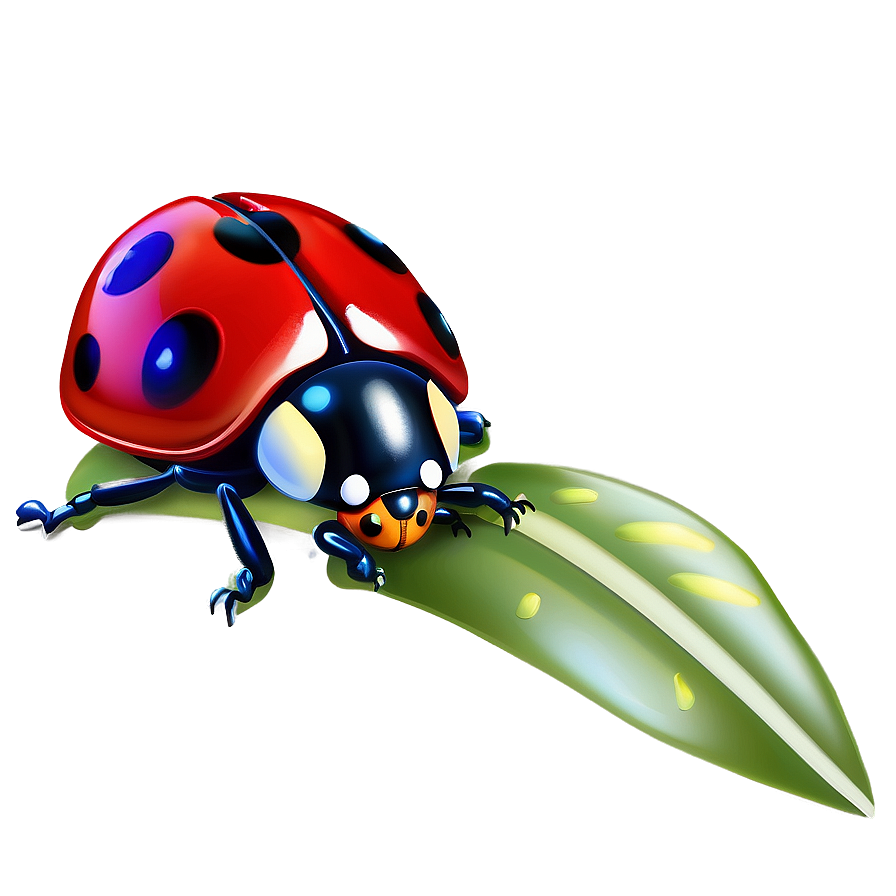 Stylized Ladybug Art Png 05242024 PNG Image