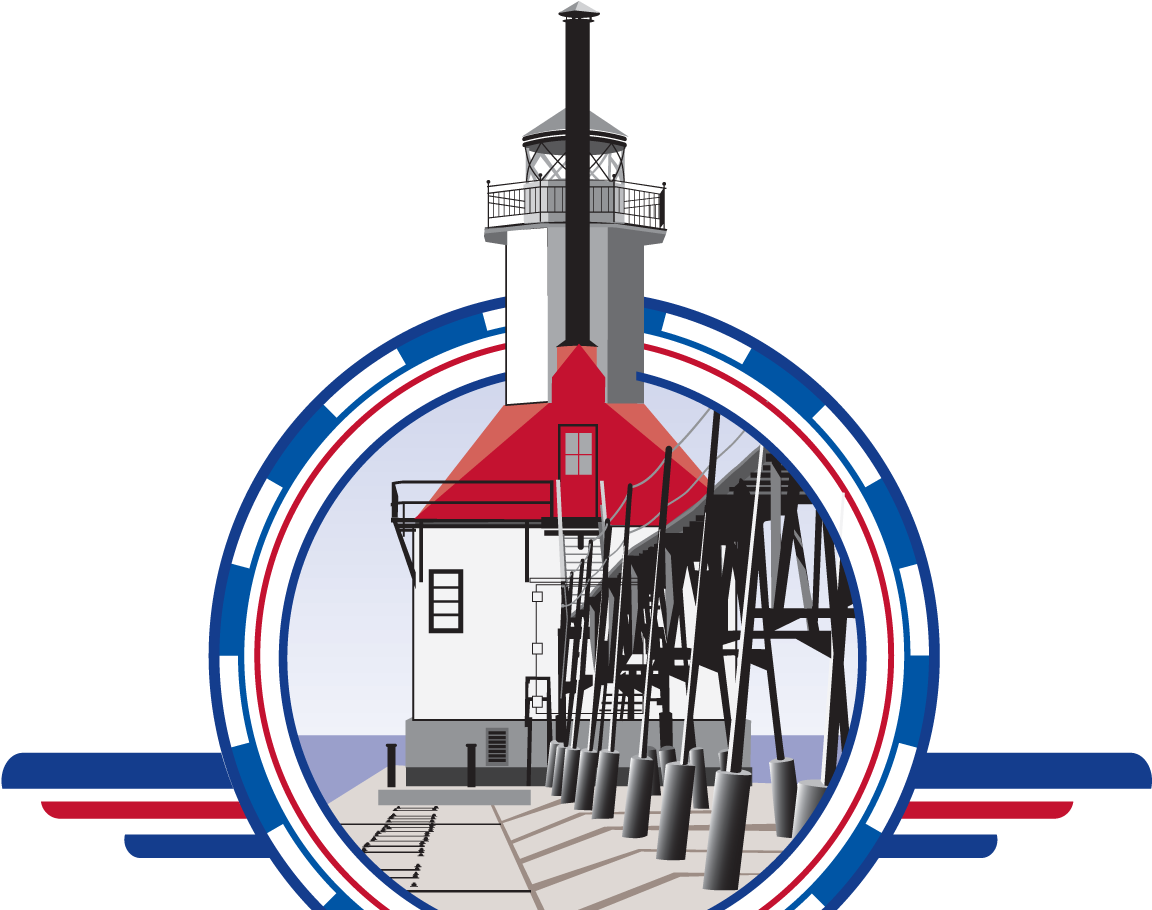 Stylized Lighthouse Graphic PNG Image