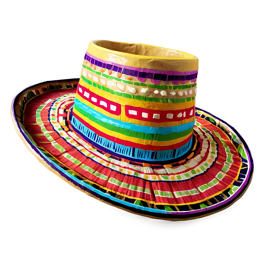 Stylized Mexican Hat Png Crp PNG Image