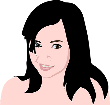 Stylized Portraitofa Woman PNG Image