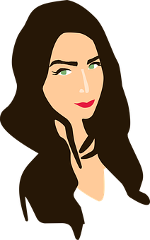 Stylized Portraitofa Woman PNG Image