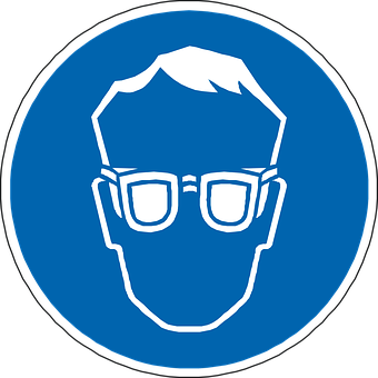 Stylized Profile Icon Blue Background PNG Image