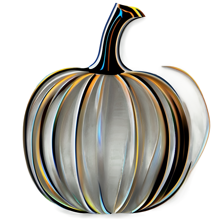 Stylized Pumpkin Outline Drawing Png 48 PNG Image