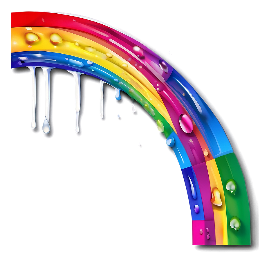 Stylized Rainbow Icon Png Fiu PNG Image