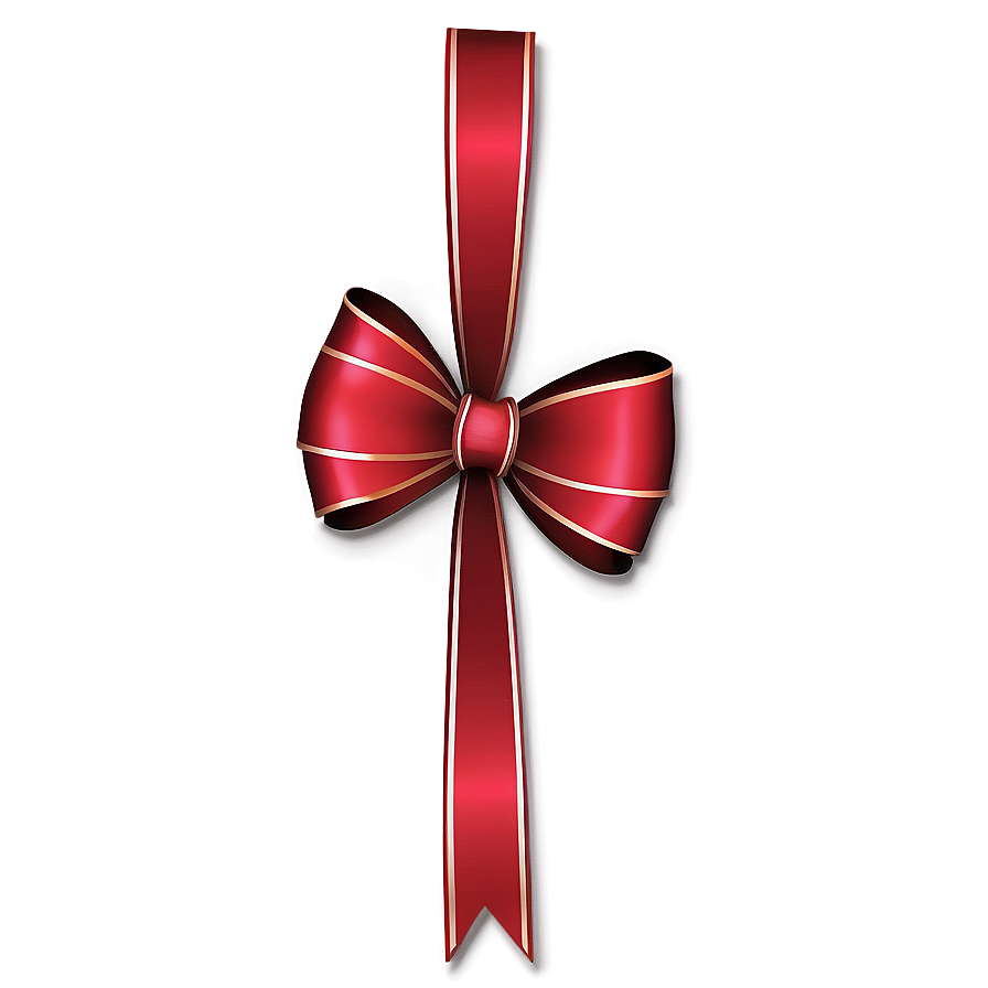 Stylized Red Bow Png 05252024 PNG Image