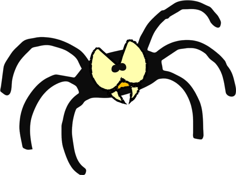 Stylized Spider Eye Clipart PNG Image