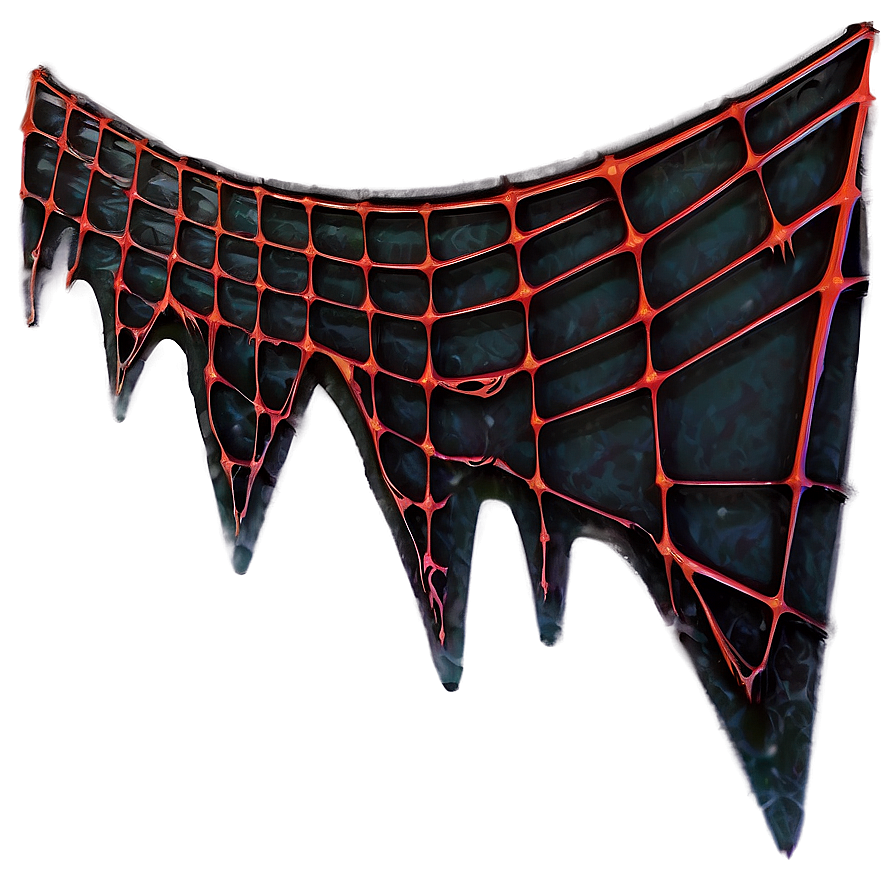 Stylized Spider Web Graphic PNG Image