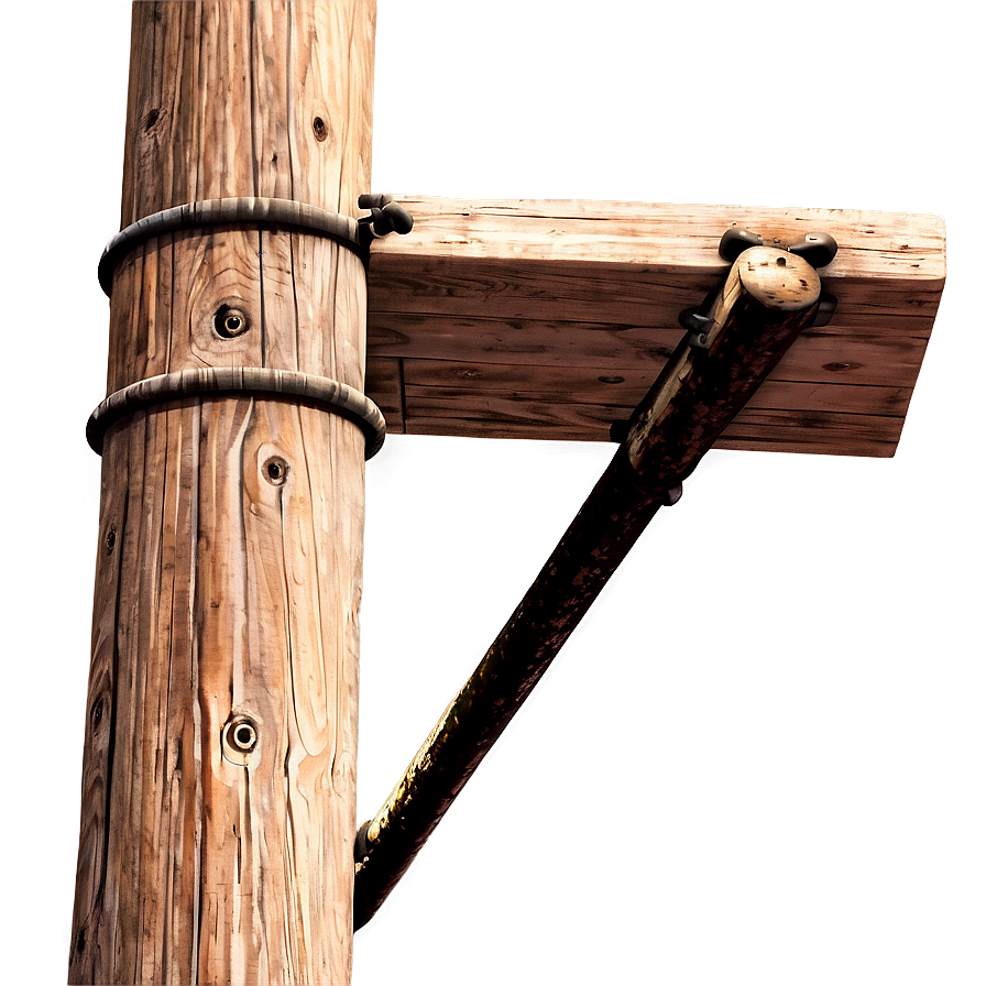 Stylized Telephone Pole Png 4 PNG Image