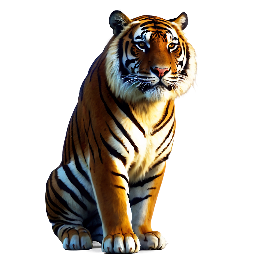 Stylized Tiger Png Fhg PNG Image