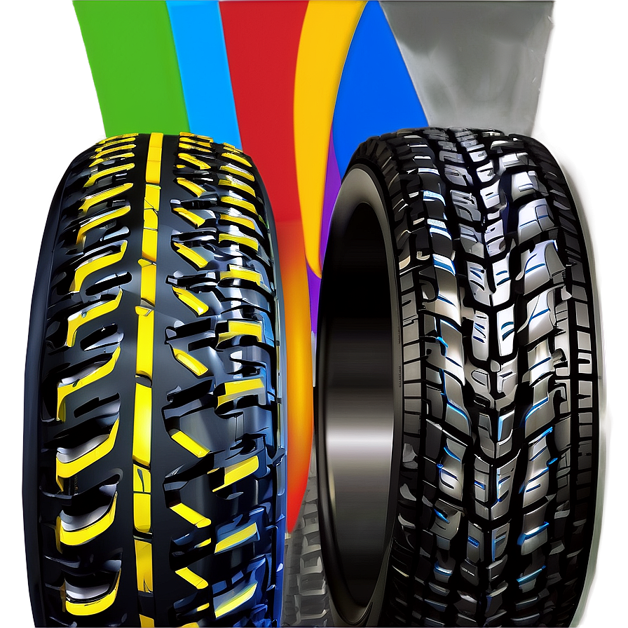 Stylized Tire Tracks Png Gvd PNG Image