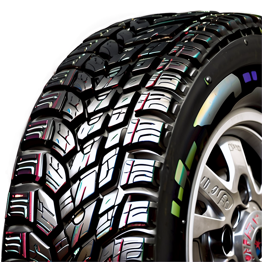 Stylized Tire Tread Png 06272024 PNG Image