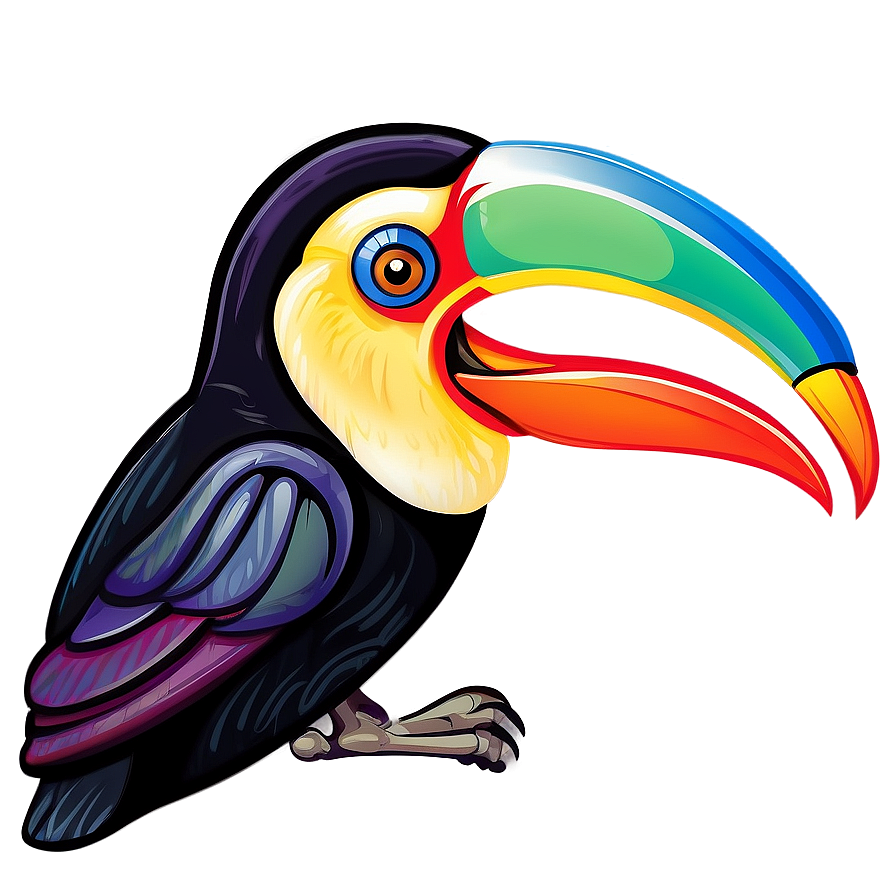 Stylized Toucan Vector Png Fgv PNG Image