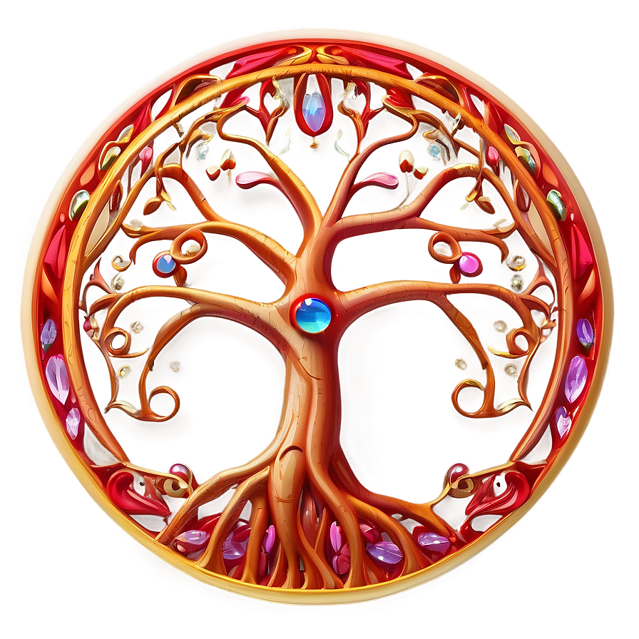 Stylized Tree Of Life Graphic Png Gmx41 PNG Image