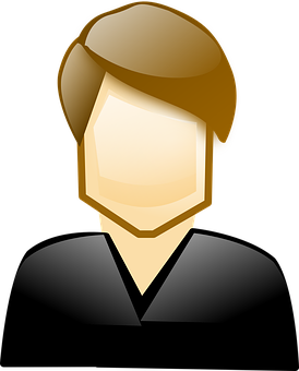 Stylized User Avatar Icon PNG Image