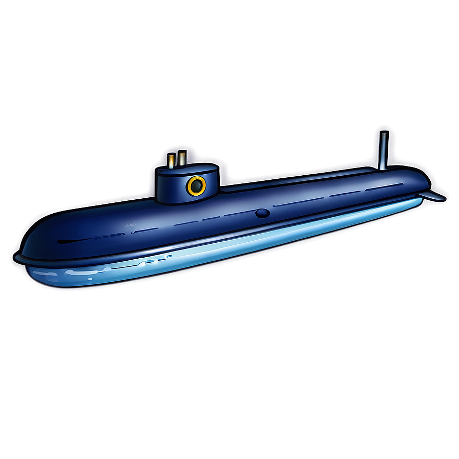 Submarine Illustration Png 70 PNG Image