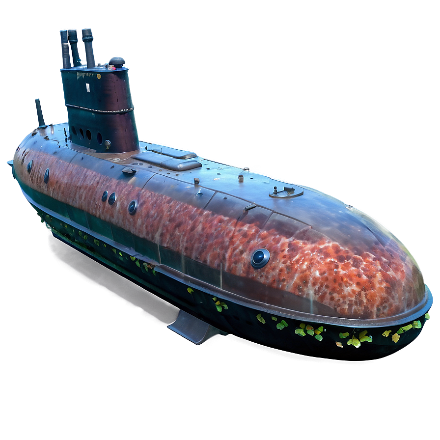 Submarine In Coral Reef Png Ejr PNG Image