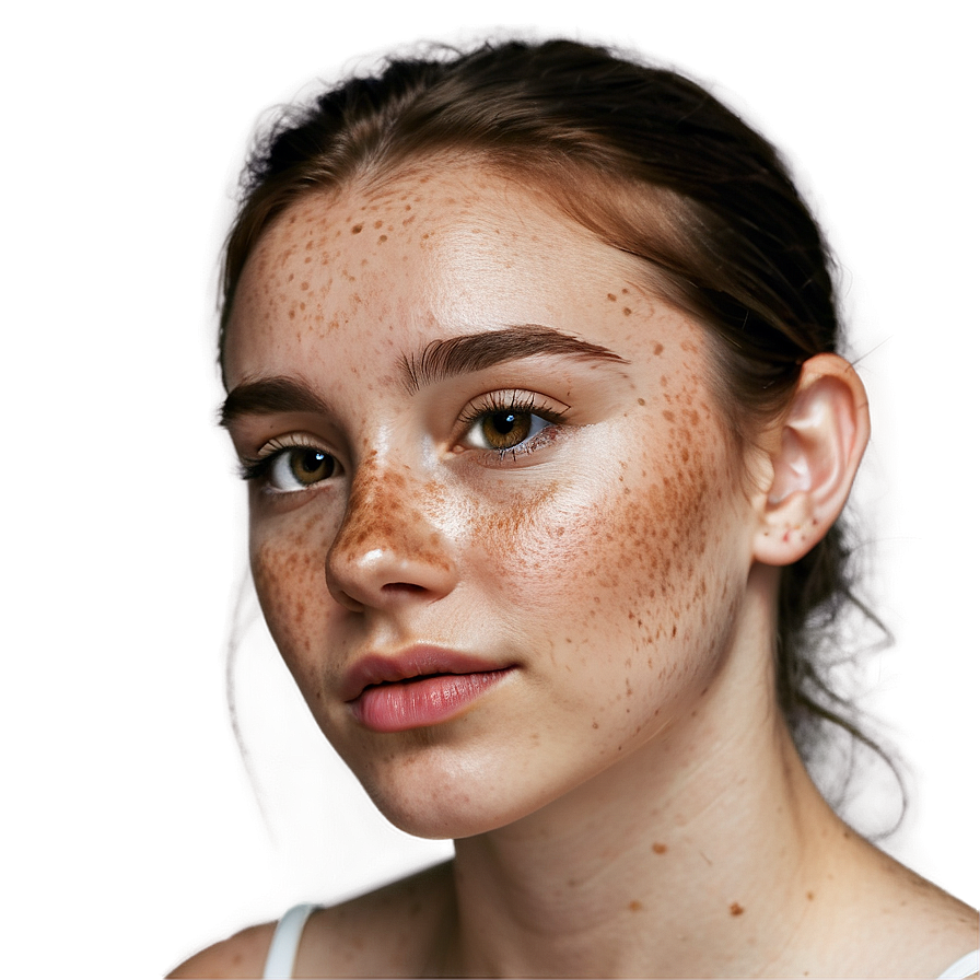 Subtle Freckles On Cheeks Png 83 PNG Image