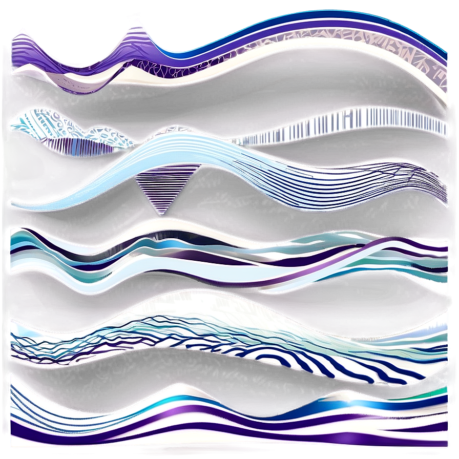 Subtle Wavy Lines Fade Png Ijt PNG Image