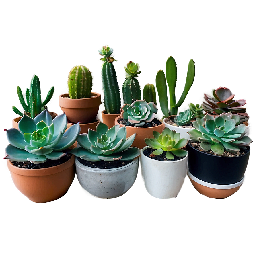 Succulent Collection Png Mfe51 PNG Image