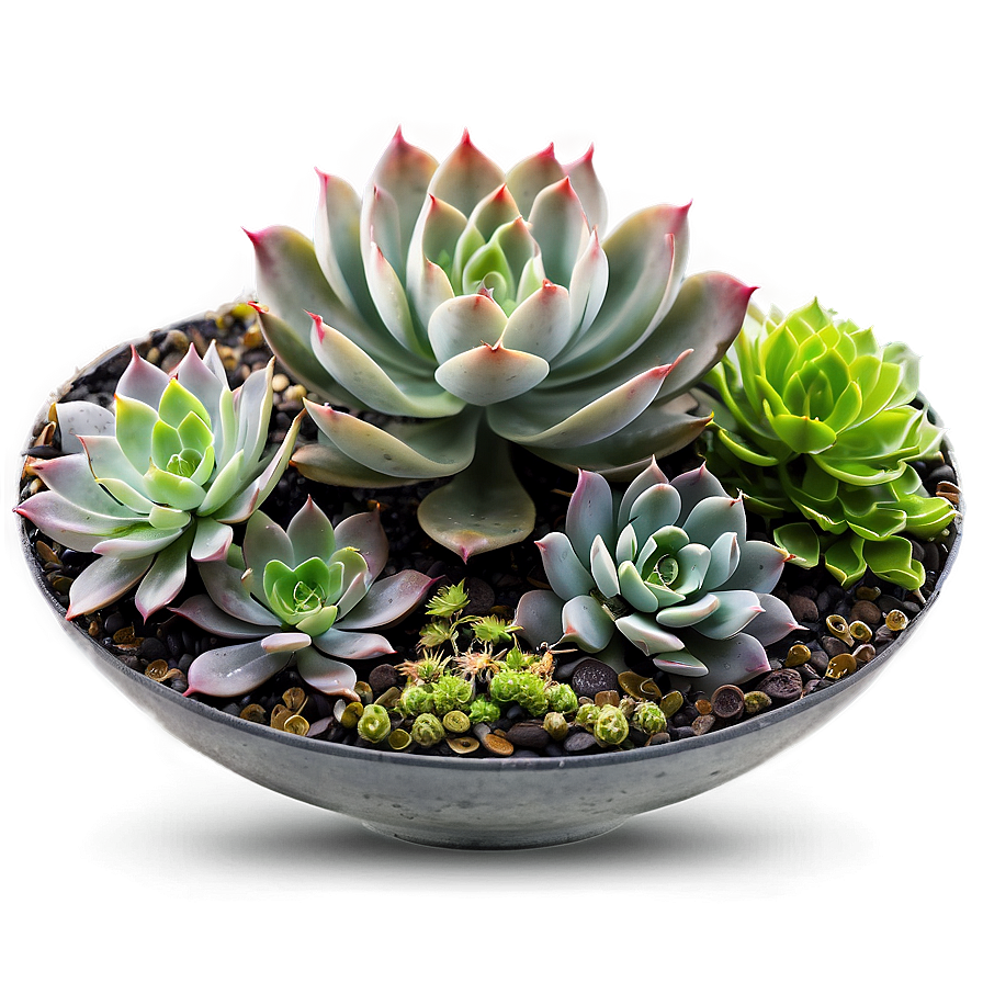 Succulent Landscape Ideas Png Kwo PNG Image