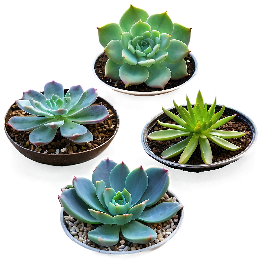 Succulent Plant Collection Png Iar PNG Image