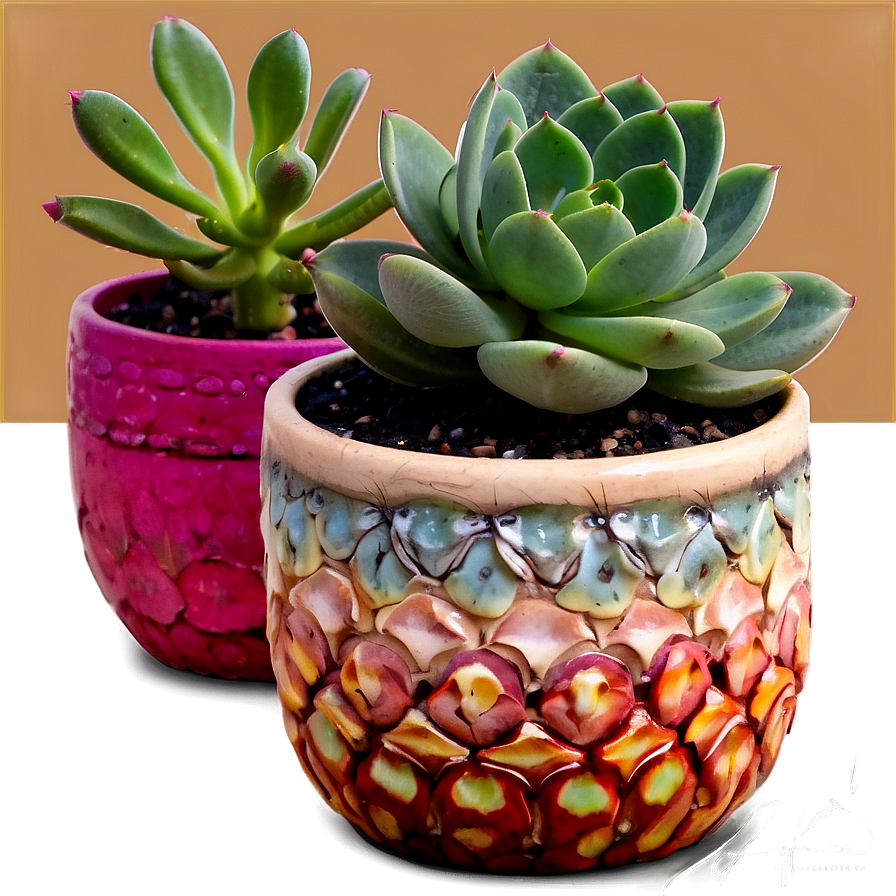 Succulent Planters Diy Png Bbq PNG Image