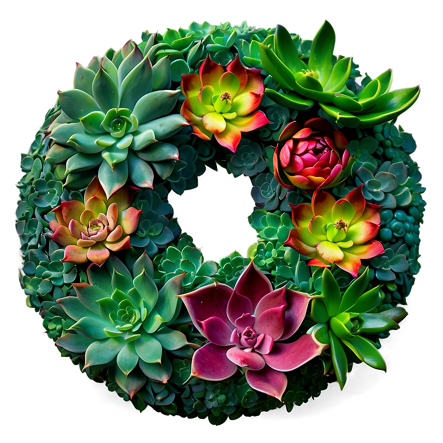 Succulent Wreath Making Png Fld PNG Image