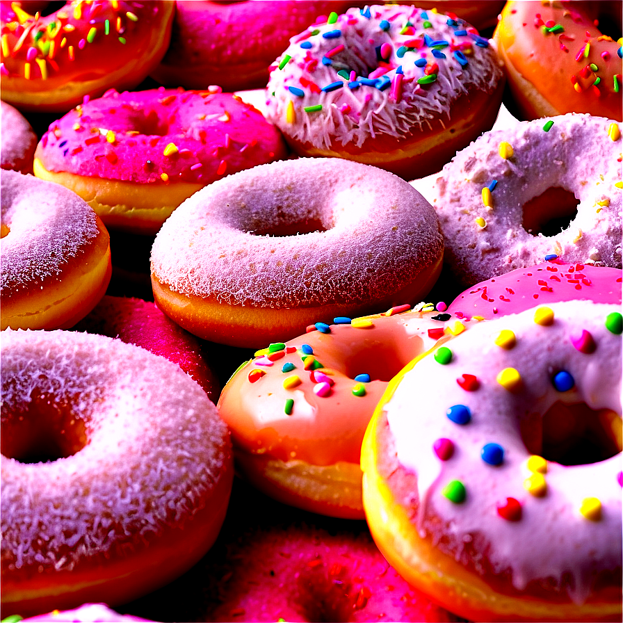 Sugar Dusted Donut Png 38 PNG Image