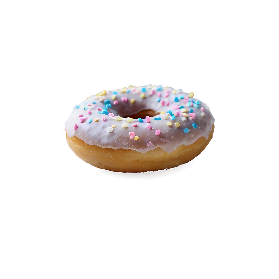 Sugar Dusted Donut Png Nog PNG Image