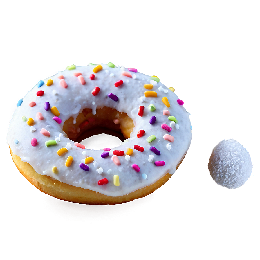 Sugar Dusted Donut Png Oug88 PNG Image