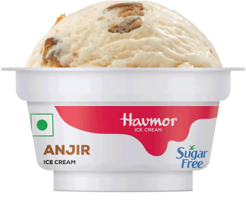 Sugar Free Anjir Ice Cream Cup Havmor PNG Image