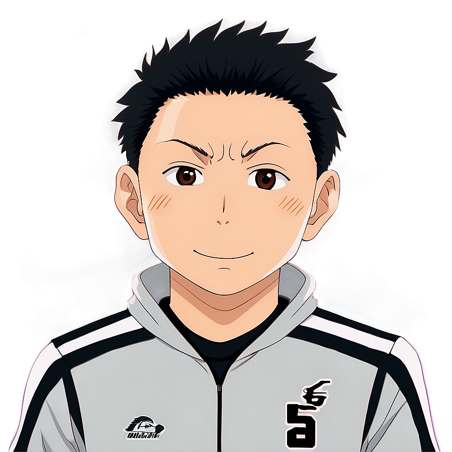 Sugawara Koushi Haikyuu Png Hue9 PNG Image