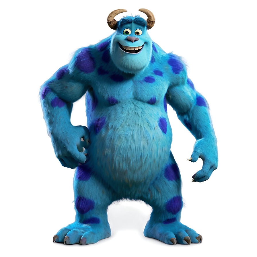 Sulley Roaring Pose Png Xsl PNG Image