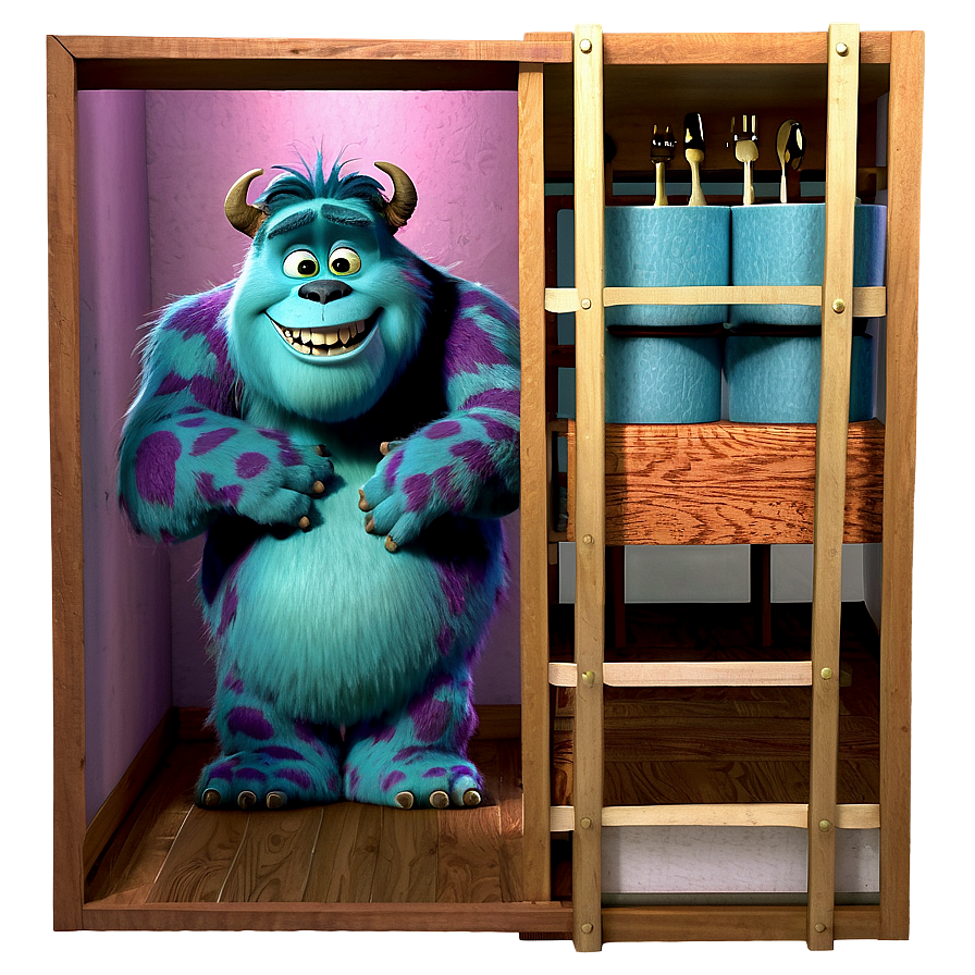 Sulley's Apartment Monsters Inc Png 94 PNG Image