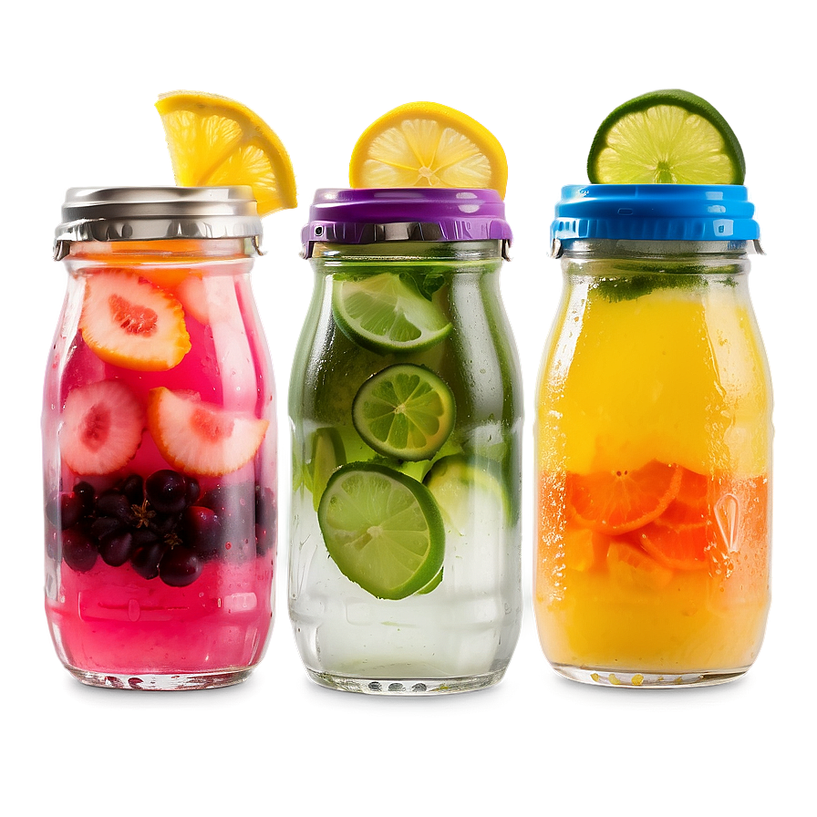 Summer Aguas Frescas Selection Png Frn12 PNG Image