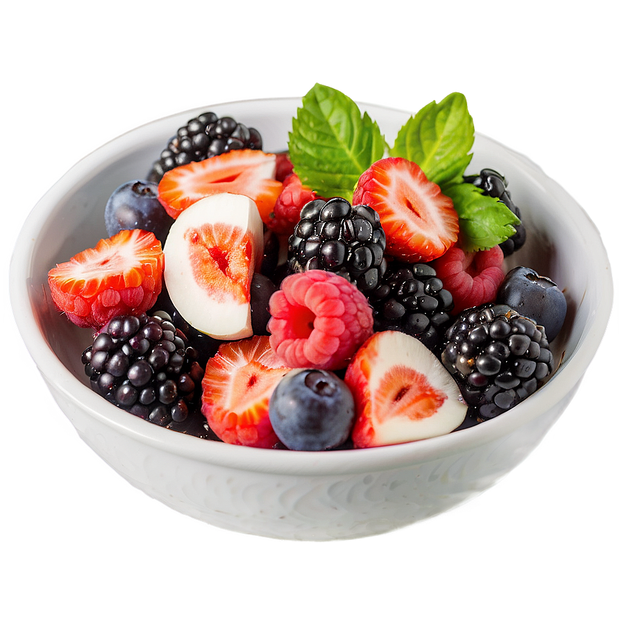 Summer Berry Salad Png Xge27 PNG Image