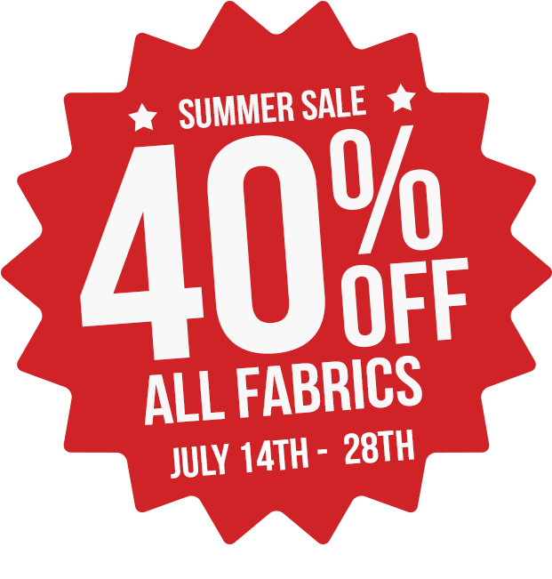 Summer Fabric Sale Advertisement PNG Image