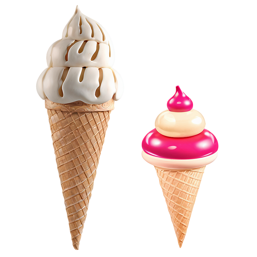 Summer Ice Cream Cone Png 2 PNG Image