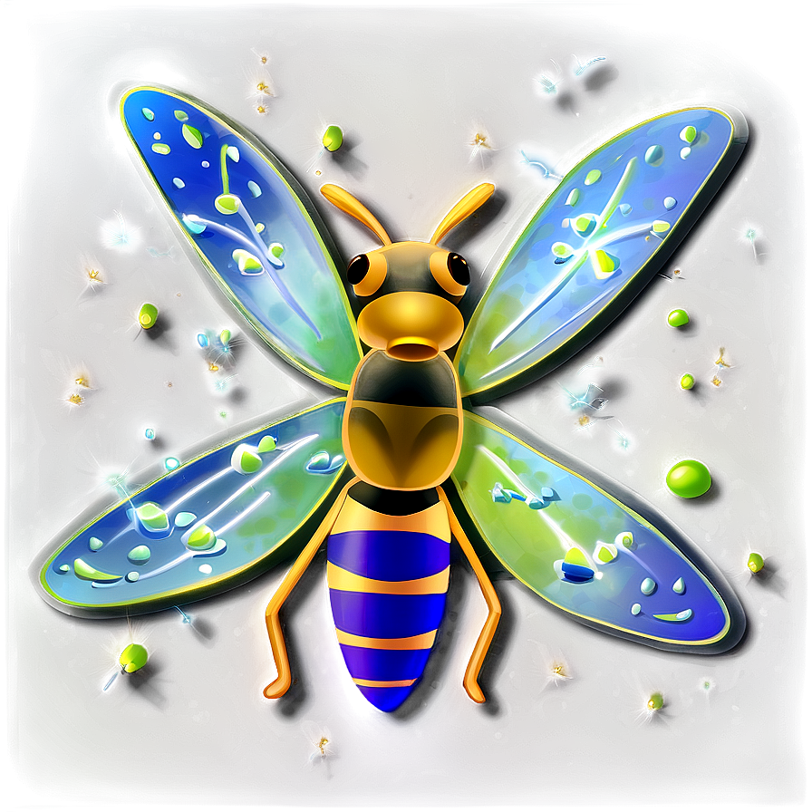 Summer Night Fireflies Png Gvd PNG Image