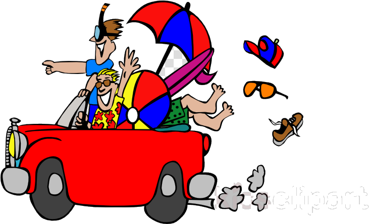 Summer_ Road_ Trip_ Cartoon PNG Image