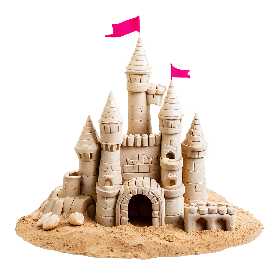 Summer Sandcastle Png Qvd PNG Image