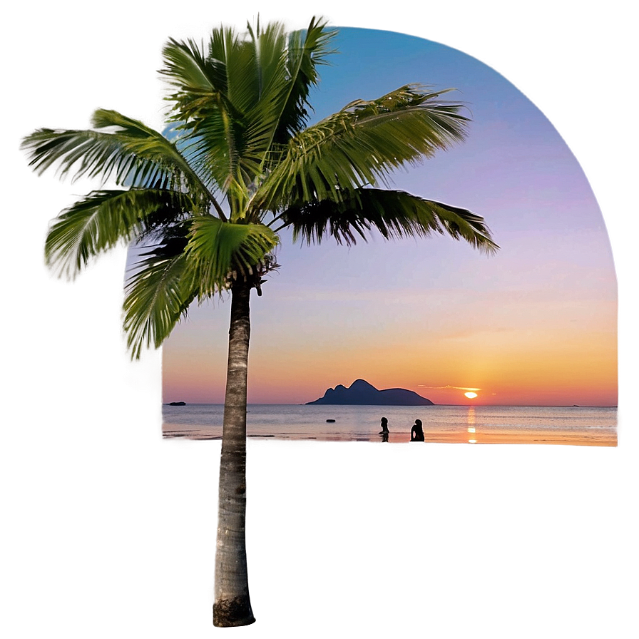 Summer Vacation Sunset Png 21 PNG Image