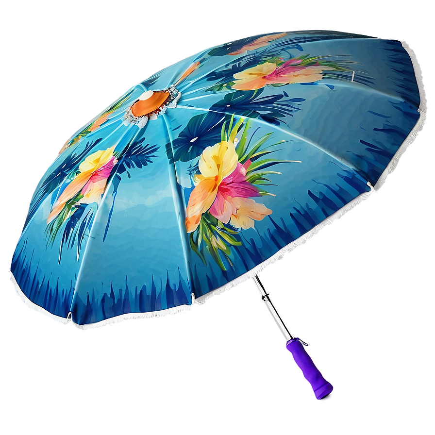 Summer Vibes Beach Umbrella Png 55 PNG Image