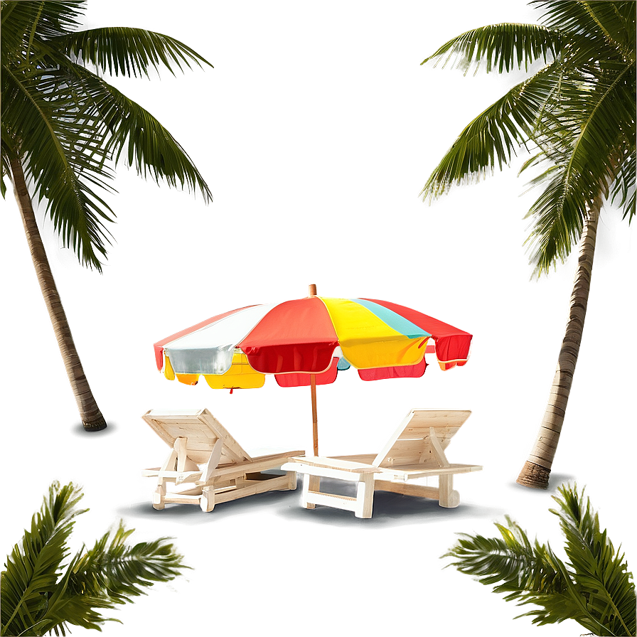 Summer Vibes Beach Umbrella Png Kyy9 PNG Image