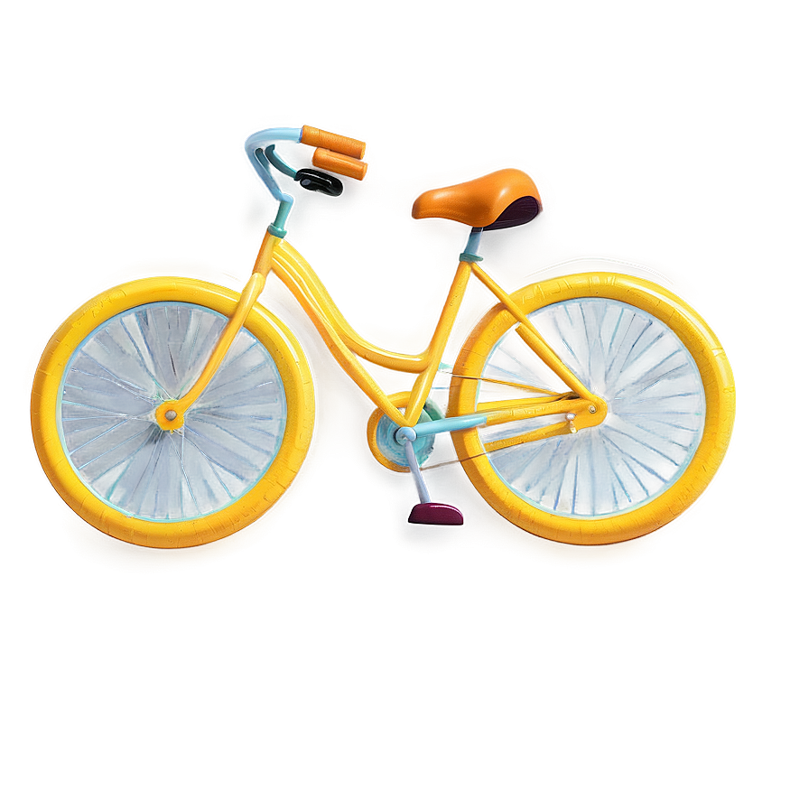 Summer Vibes Bicycle Png 06252024 PNG Image